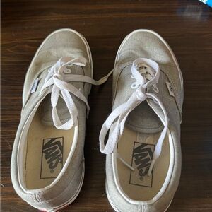 Sparkly Grey Womens Vans